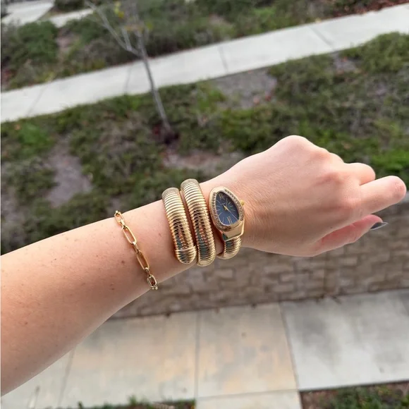 Serpentine Watch Luxury Snake Design - Picture 3 of 5